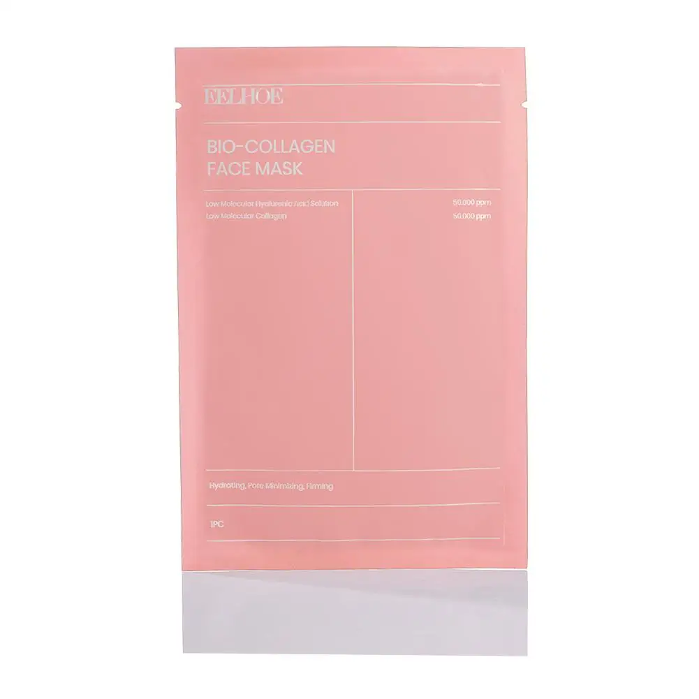 1/5/10PCs Bio Collagen Face Mask Shrink Pores Deep Hydrating Overnight Mask Moisturizing Refreshing Brightening Face Skin Care
