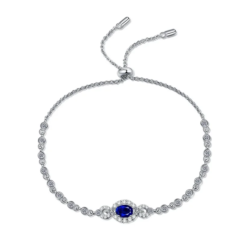 

Apaison D Color 0.5ct Moissanite Tennis Bracelets For Women - 925 Sterling Silver Chain Bracelet Wedding Band Party Jewelry Gift