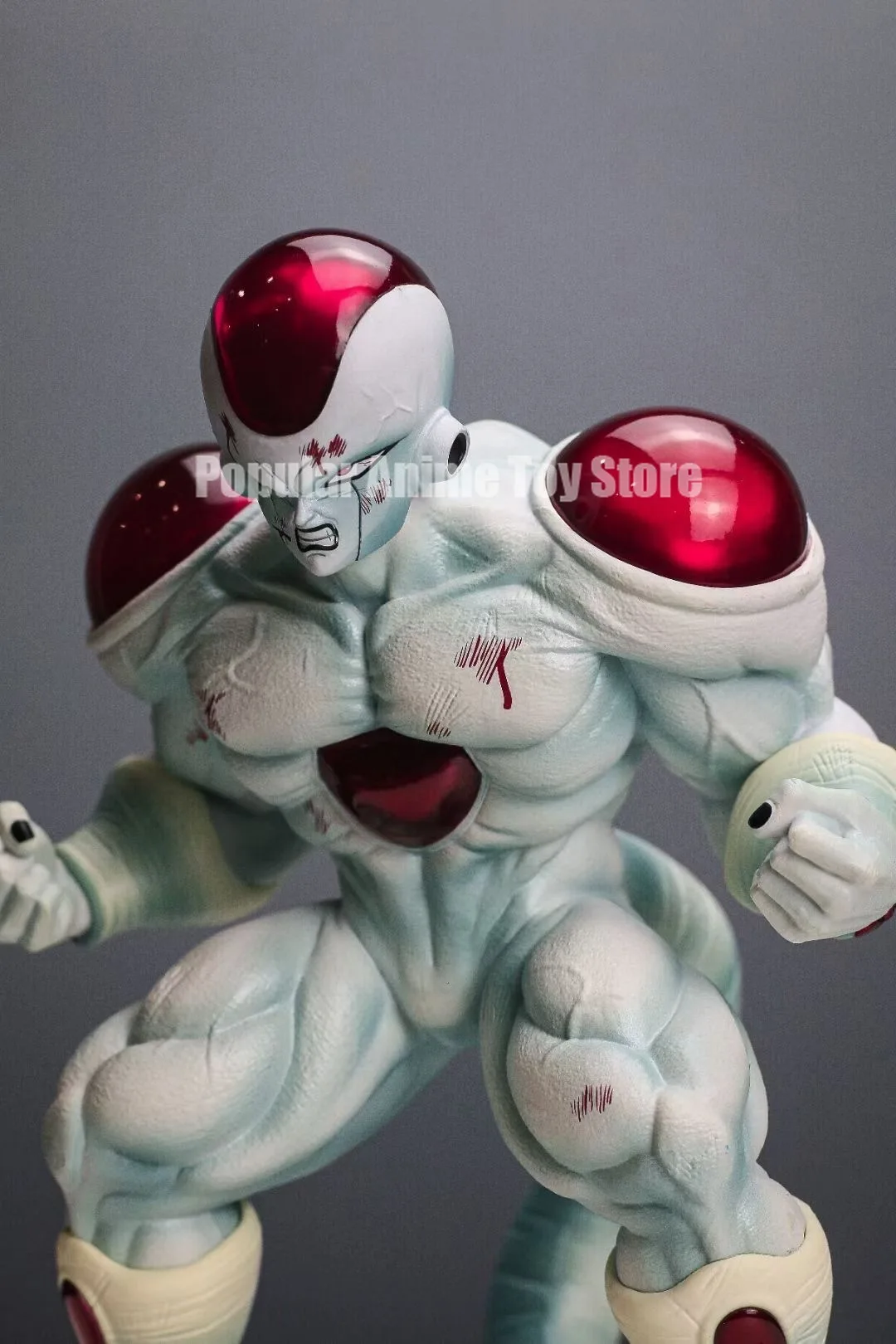 7.48in/19cm Anime Dragon Ball Z Figure Two Heads Max Power Frieza Figure PVC Frieza Collectible Model Toys Gifts