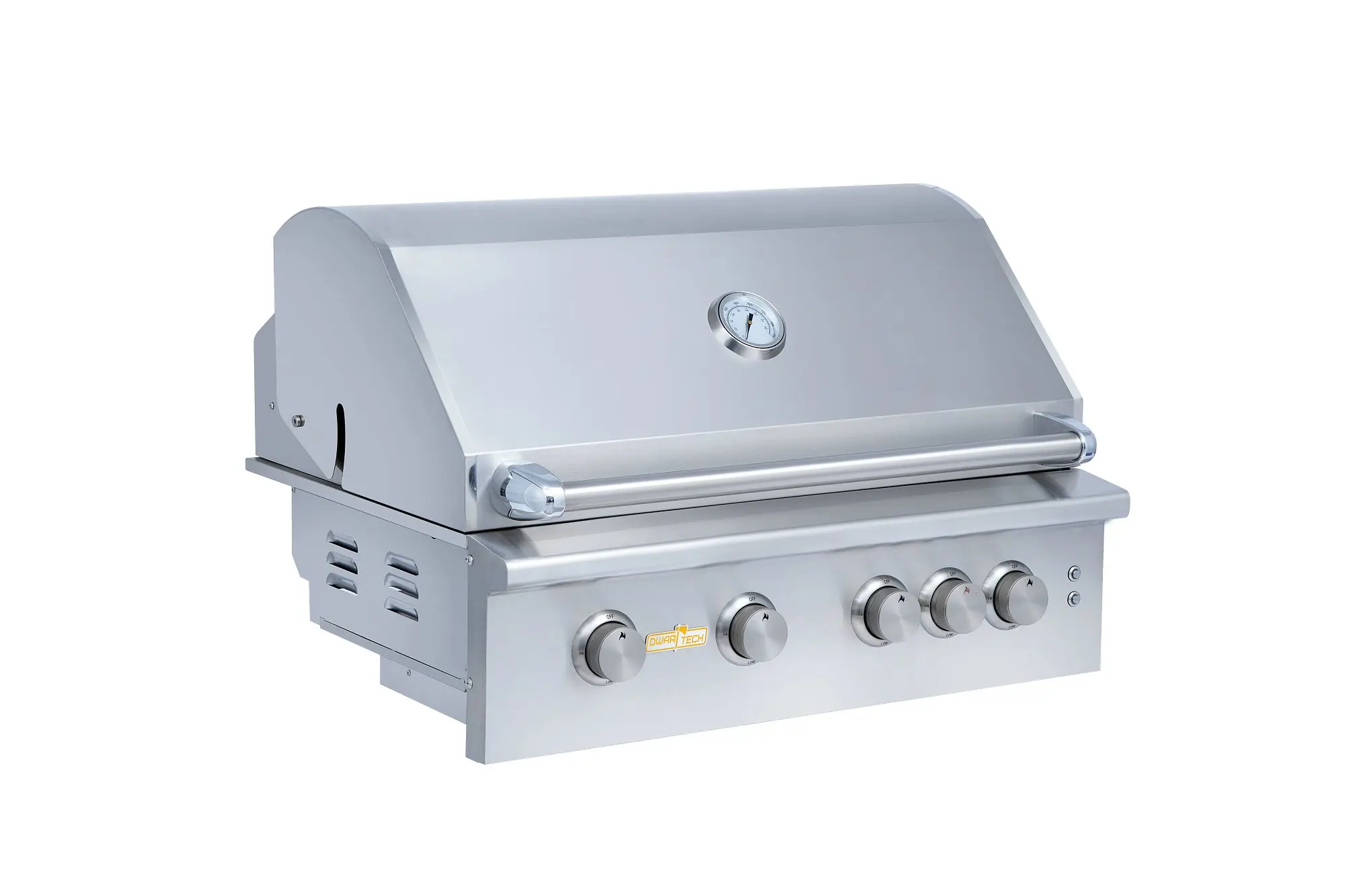 Professional Premium Modern Commercial 304 Stainless Steel 4 Burner Outdoor Built-in Gas BBQ Grill Piezoelectric Ignition Flame