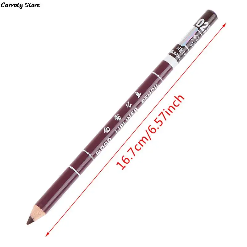 Professional Wood Lip liner Waterproof Lady Charming Lip Liner Soft Pencil Makeup Women\'s Long Lasting Cosmetic Tool 28Color