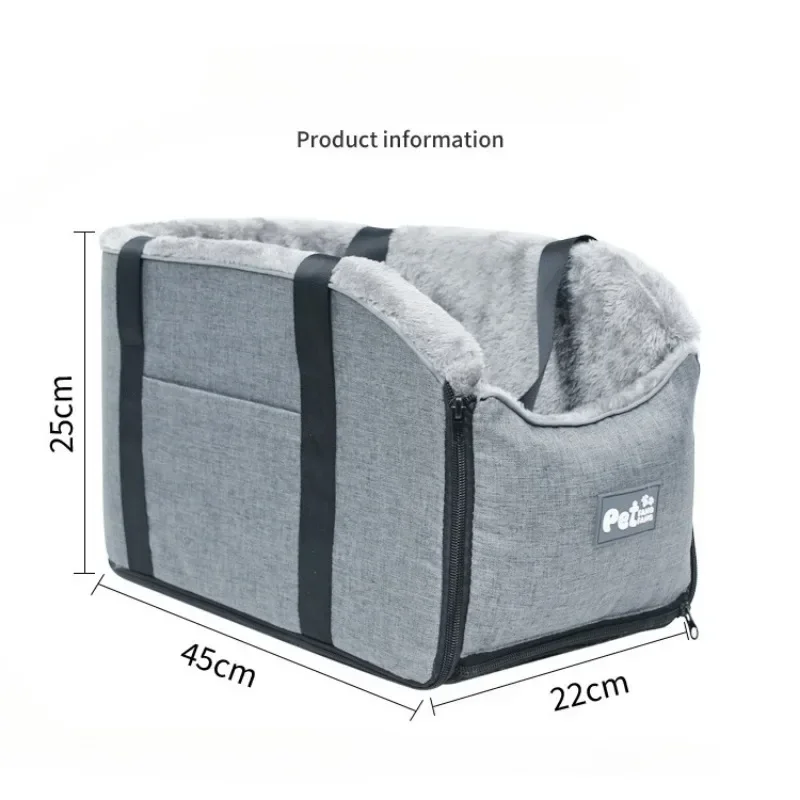 Portable Car Safety Pet   Small Dogs Cat Travel Central Control Cat DogBed Transport Dog Carrier Protector Dog Bags