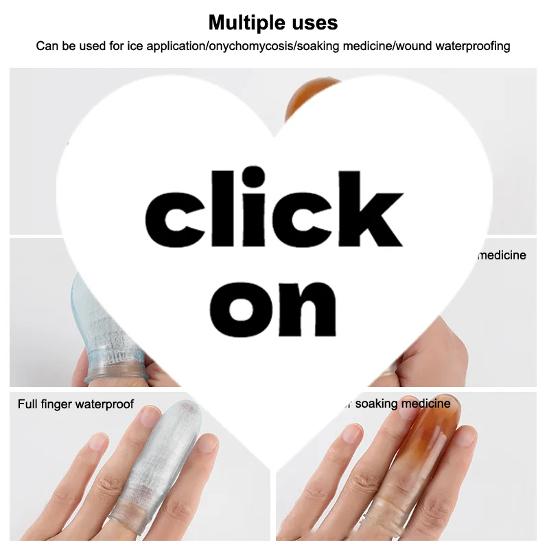 Soak Potion Finger Cots For Toe And Finger Injuries Wound Shower Waterproof Protective Cover Foot Care Tool For Men And Women