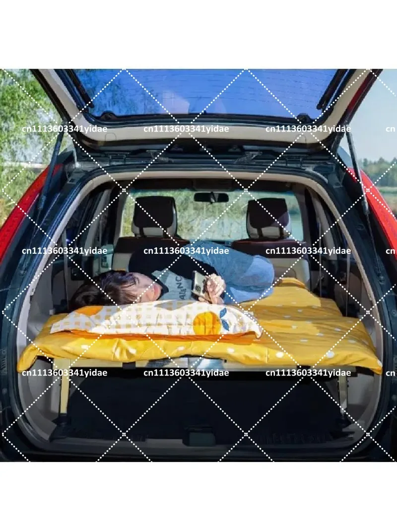 Telescopic Pull out Car Bed Folding Outdoor Camping Bed for SUV Self-Driving Travel Portable Comfortable Sleeping Solution