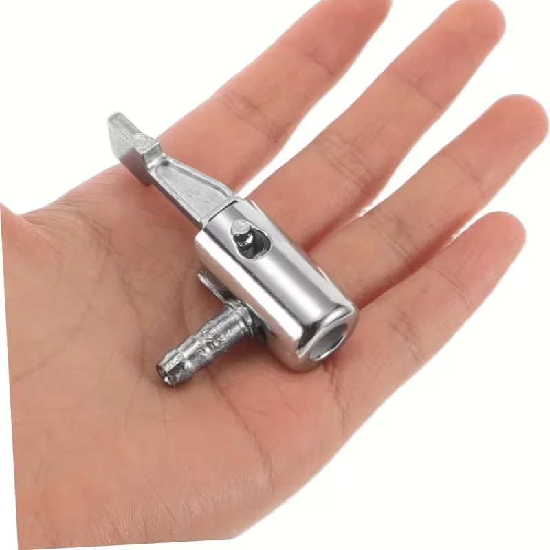 2set Car Tire Inflator Valve Air Pump Clip Nozzle Metal Adapter Inflatable Connector General Bore Hose Car Accessories