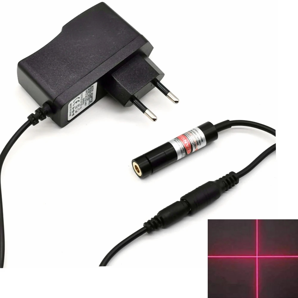 

12*55mm Focusable 650nm Red Laser Diode Module Lights Cross Beam Marker Level 5mw 10mw 20mw 50mw 80mw Optional