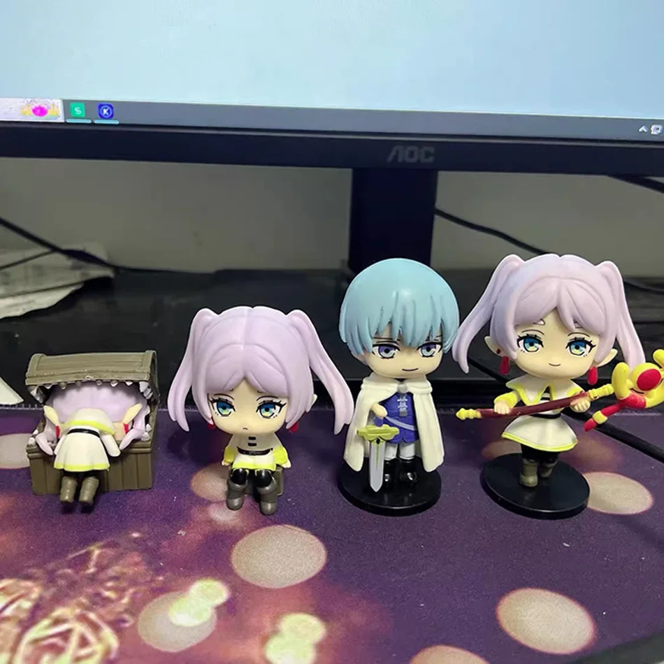 frieren-beyond-journey's-end-conjunto-de-bonecos-de-acao-e-figuras-de-anime-de-10cm-para-colecao-e-decoracao