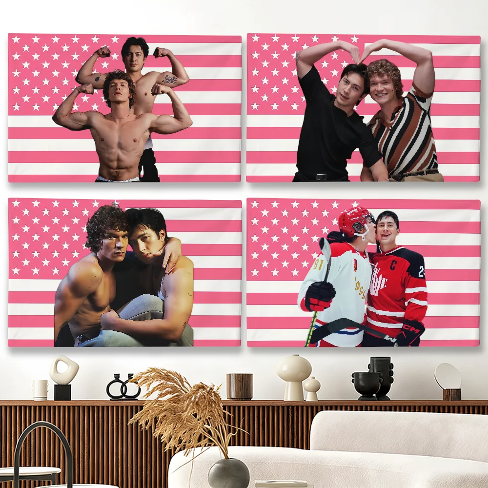 Drapeau populaire de la rivalité télévisée entre Shane et Ilya, idéal pour les fêtes, les clubs, l'extérieur, la décoration murale intérieure, bannière, cadeau pour les fans