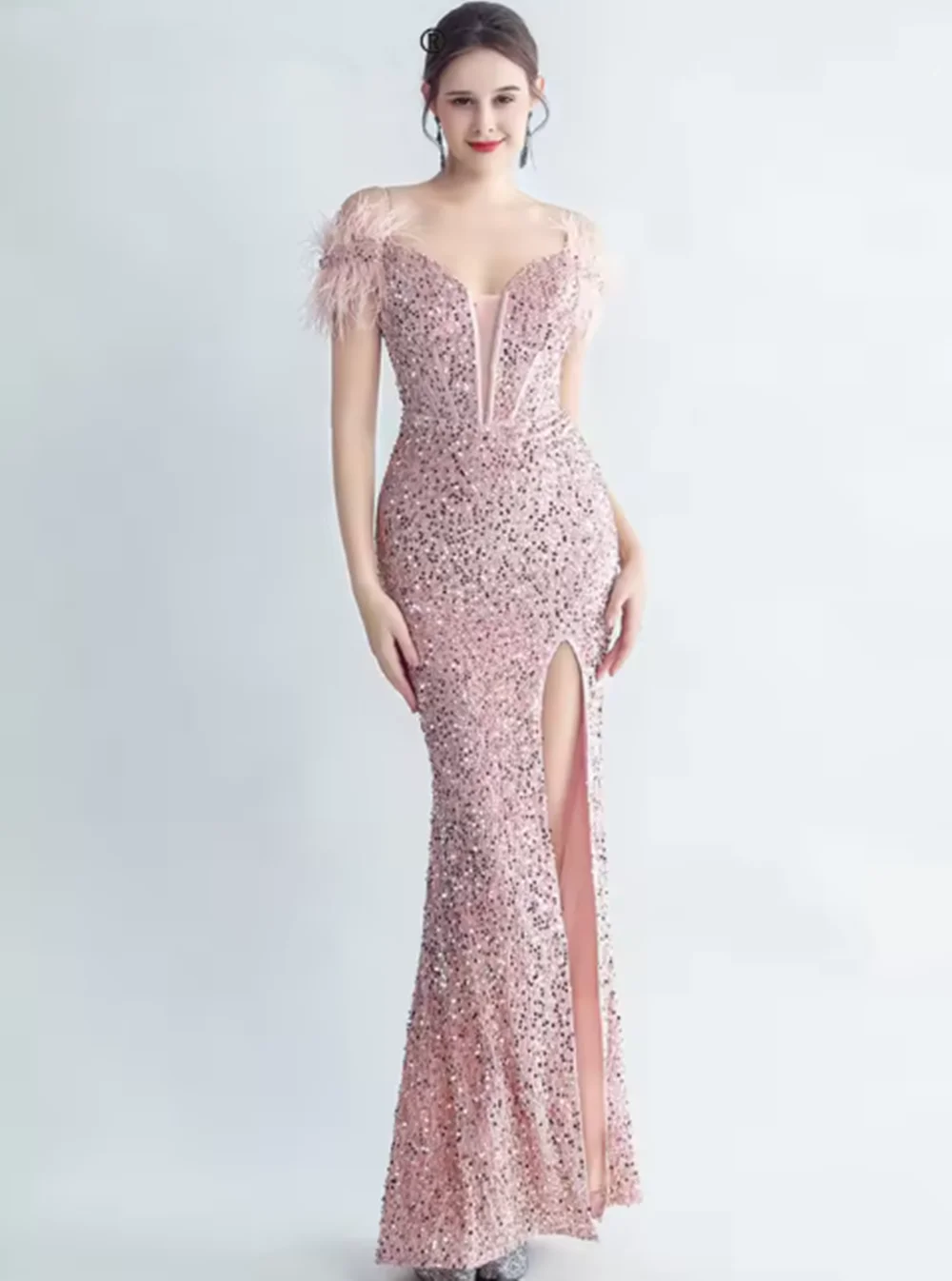 Sexy Luxus-Hochzeitsfeier, lange Kleider für Frauen, elegante Abschlussball-Abendkleider, rückenfrei, schwarzes Maxi-Pailletten-Sommerkleid, Vestidos