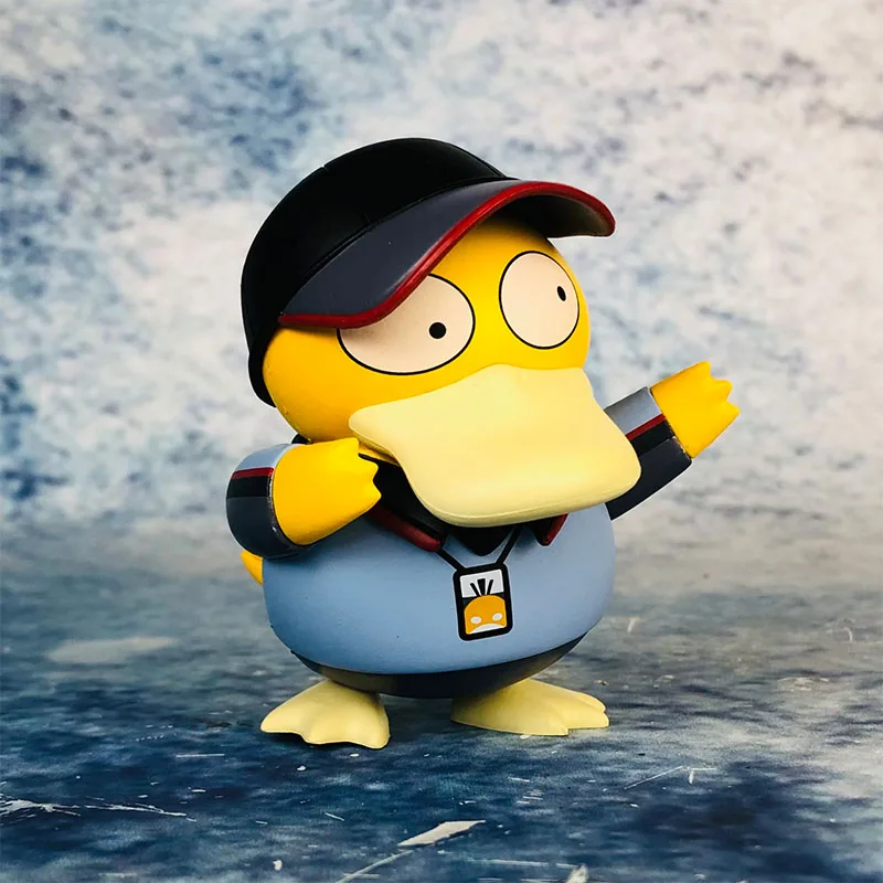 8Cm Hot Japanese Anime Pokemon Figure Psyduck Cos Courier Cute Pvc Model Statue Desktop Car Decoration for Kids Birthday Present