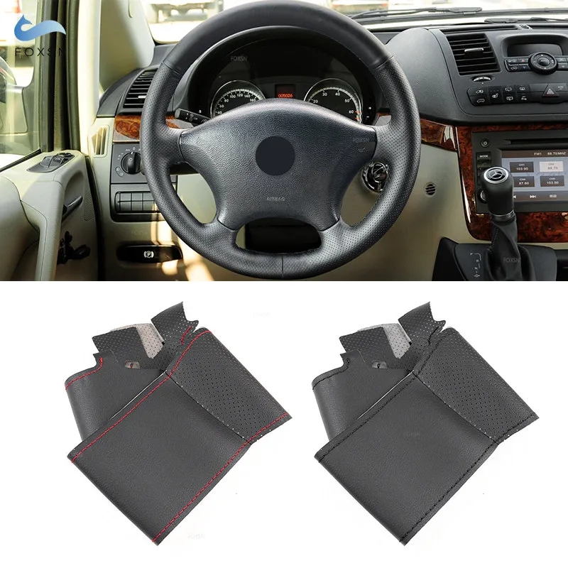 

For Mercedes Benz Viano W639 2003-2010 Vito 2003-2014 Sprinter 2006-2013 For VW Crafter 2006-2016 Steering Wheel Leather Cover