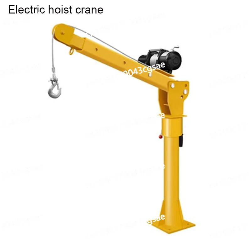 Truck Self-Provided Truck-Mounted Crane 500kg Household Electric Hoist Hoisting Locomotive Truck-Mounted Crane