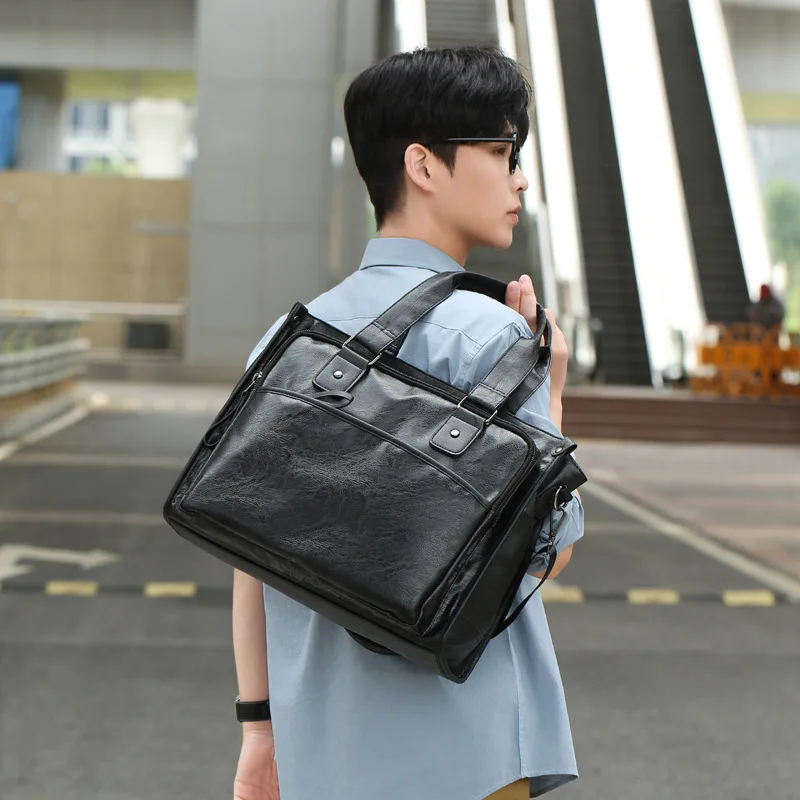 กระเป๋าถือความจุขนาดใหญ่สำหรับผู้ชาย, กระเป๋าเดินทางสำหรับเดินทางระยะสั้นสำหรับคอมพิวเตอร์, กระเป๋าถือสำหรับออกกำลังกาย, กระเป๋าใบใหญ่