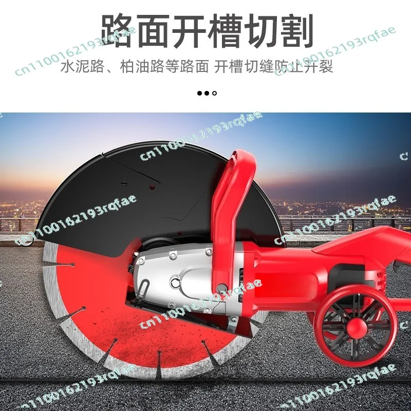 High-power Wall Cutting Wire Slot Cutting 220V 3.2KW Large Single Chip Slotting Machine ConcreteWater-cooled Dust-free Portable