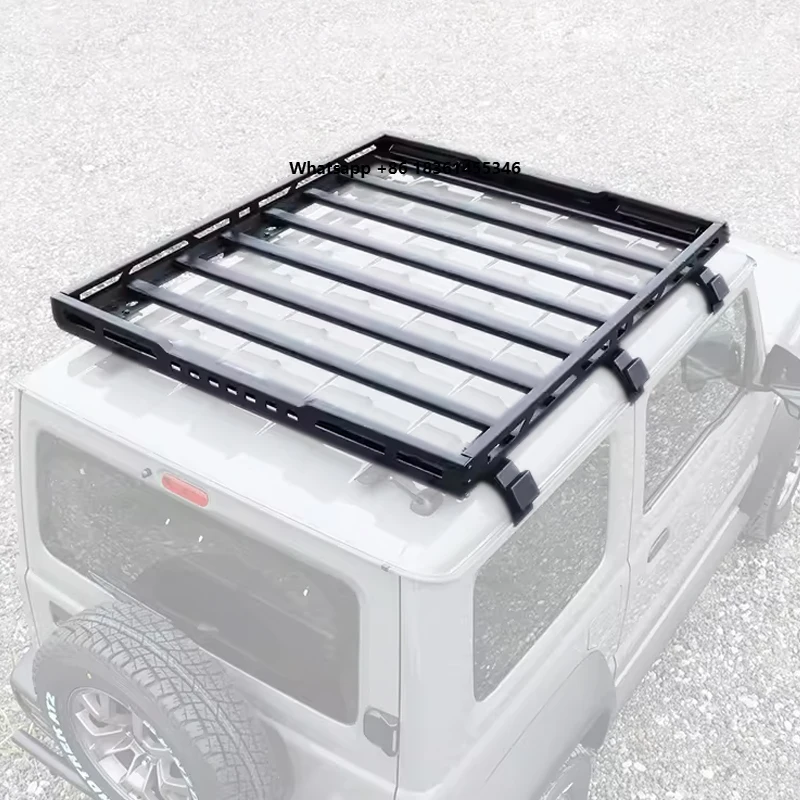 

New Aluminum Alloy Body Parts Rooftop Carrier Removable Luggage Roof Rack for Jimny Accessories JB64 JB74