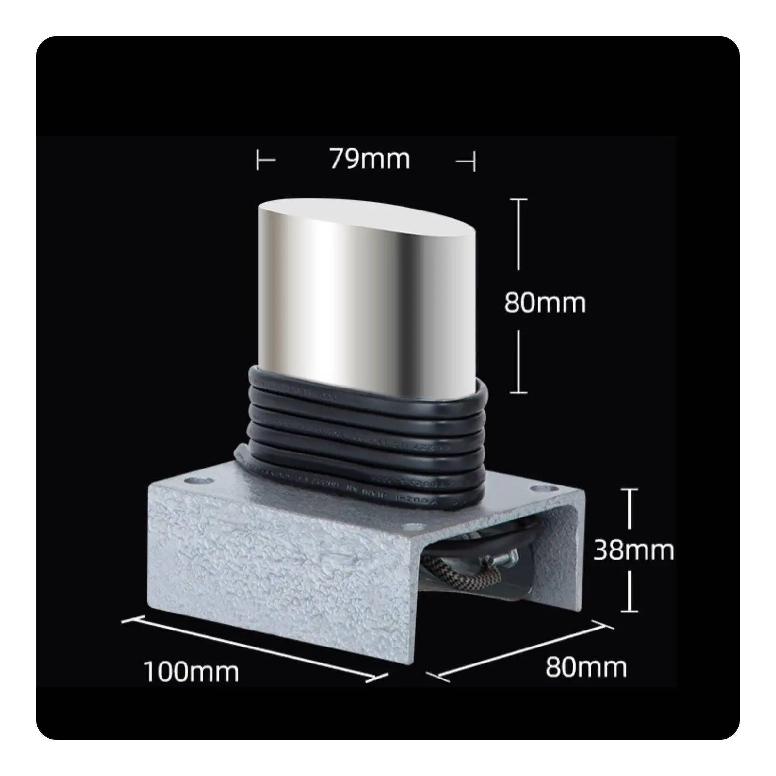 Temperature Control Bending Iron Solid Aluminum Head Violin Rib Bending Quick-Heating Heating for Luthiers, Instrument Makers,