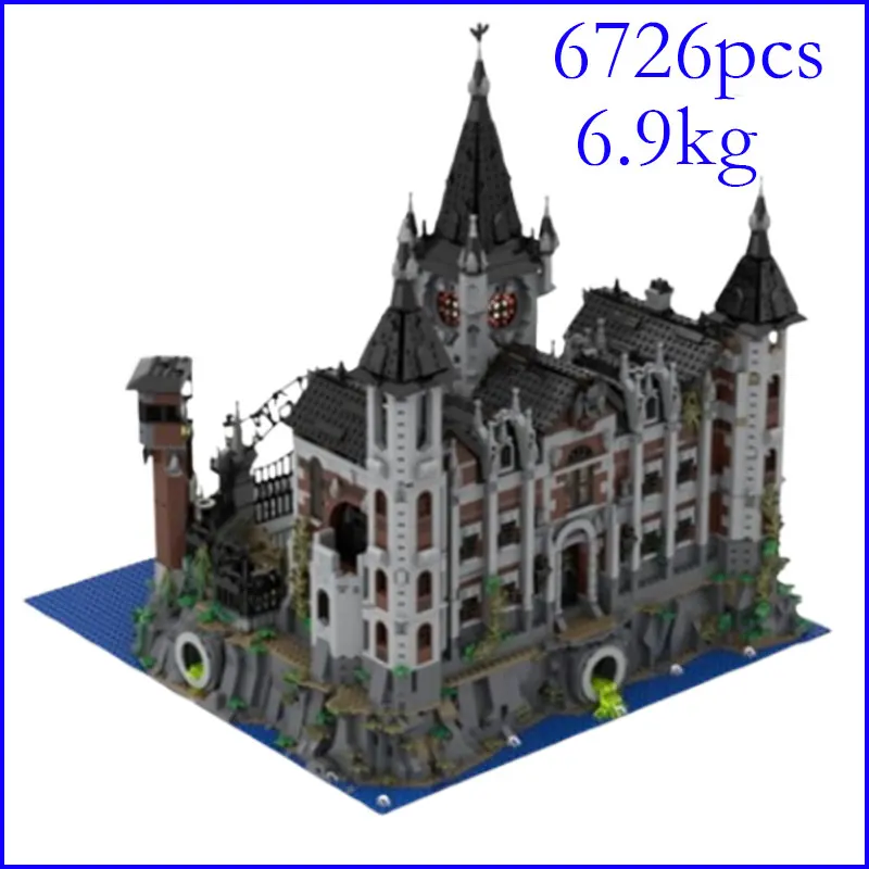 Spot MOC-158329 6726 pz Edificio Modulare FAI DA TE Piccole Particelle di Montaggio Building Blocks Giocattolo Educativo Modello Regalo Set Ornamenti