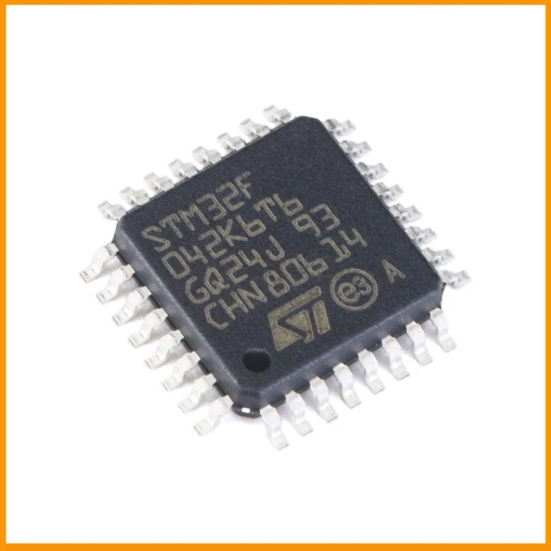 5Pcs/Lot  New Original  STM32F042K6T6 STM32F042  Microcontroller IC 32-Bit Single-Core 48MHz 32KB (32K x 8) FLASH 32-LQFP (7x7)