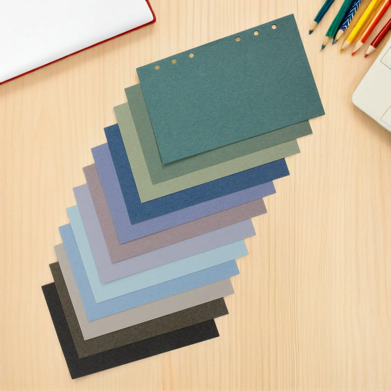 

24Pcs Replacement Journal Paper Loose-Leaf Core A6 Binder Refills Portable Notebook Planner Filler Double-Sided Scrapbook