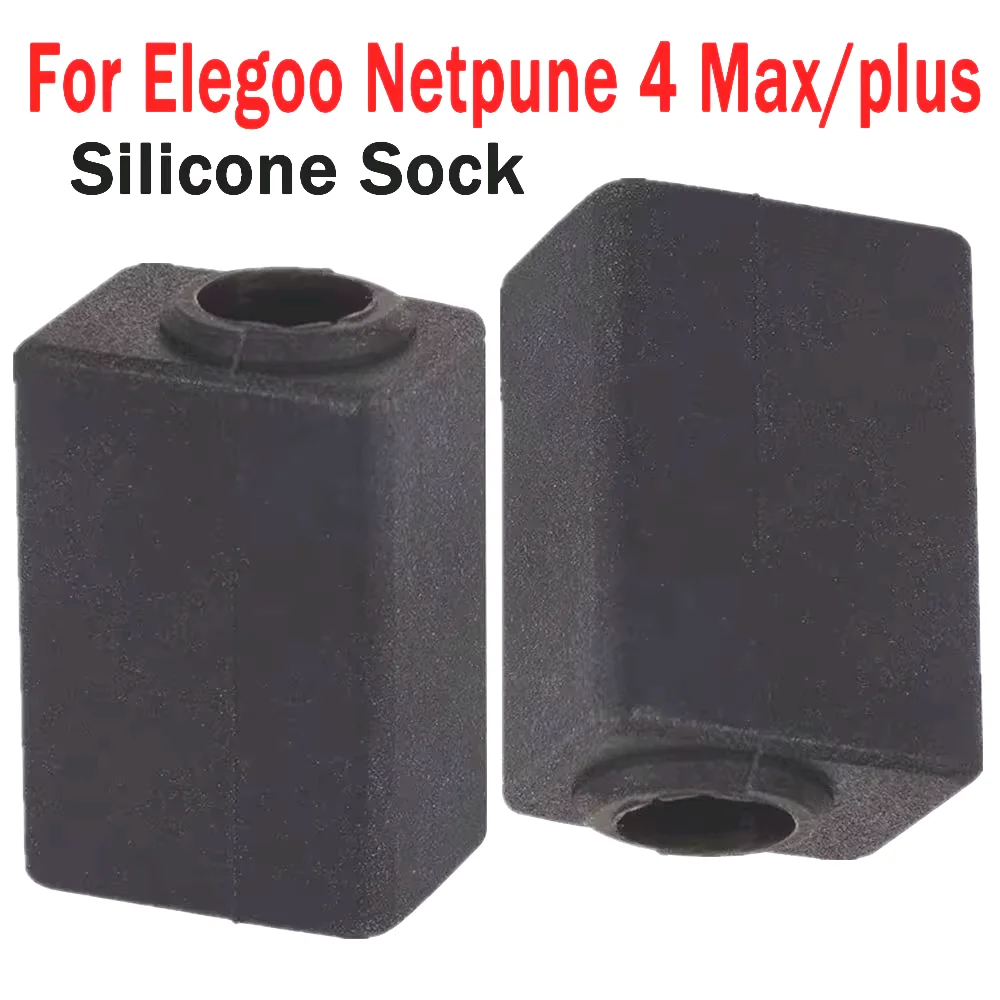 Silicone Sock for Elegoo Neptune 4 Max / 4 Plus 3D Printer Extruder Hotend Protective Cover Heater Block Heat Insulation Case