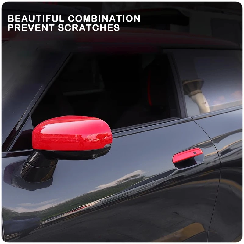 Car Exterior Door Handle Panel Cover For Mini Countryman JCW U25 J01 EV J05 Auto Door Bowl Stickers Decoration Accessories view 6