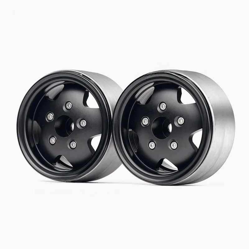 2PCS1.9inch Clip-on Metal Wheel Hub for 1/10 RC Crawler Car AXIAL SCX10 TRX4 Defender Bronco Blazer Sport Chevrolet K10 TRX6 G63