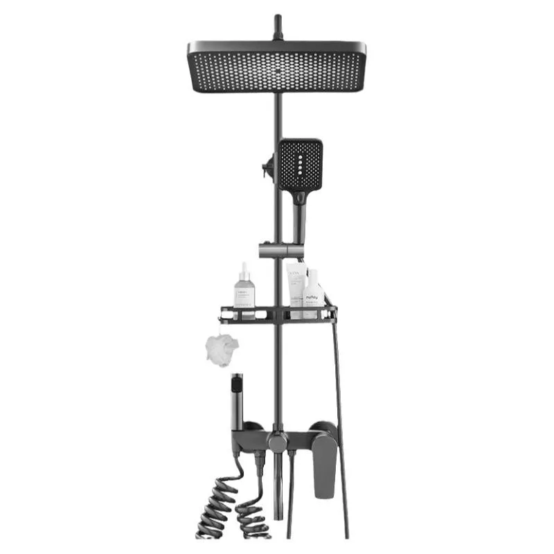 

All copper, shower, shower, 3-in-1, thermostatic, bathroom, toilet, hot and cold, mixing valve