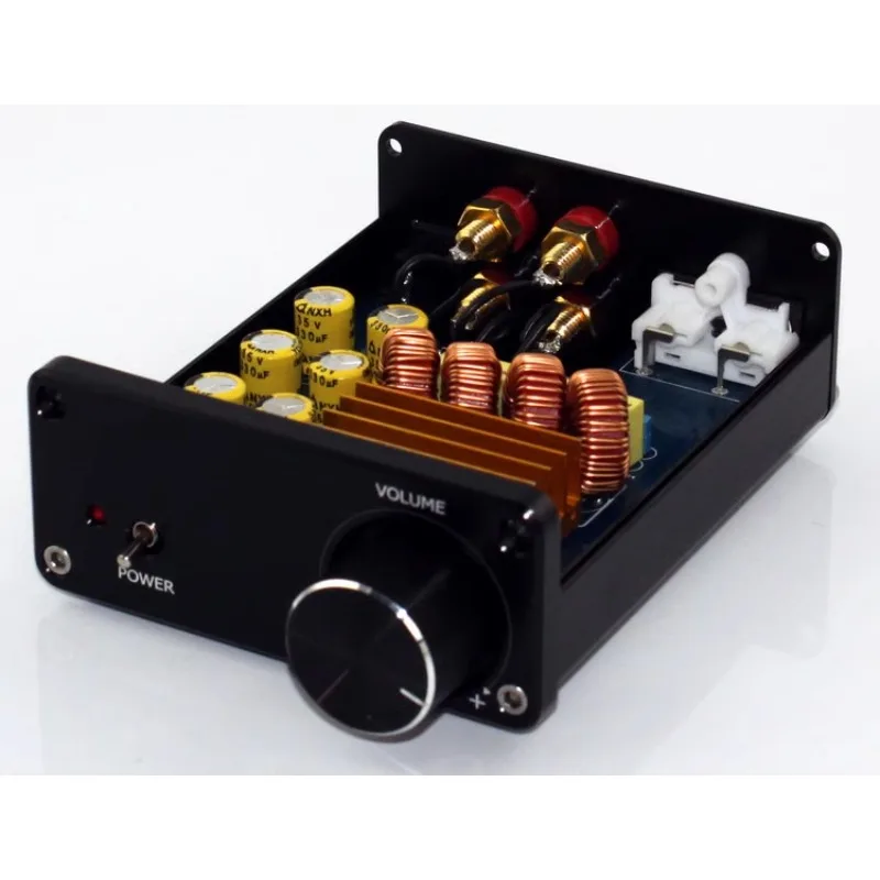 Novo equipamento de áudio yj-small mini tpa3116 2.0 amplificador de potência digital hifi de alta potência 50w + 50w amplificador de potência doméstico