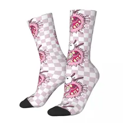 Calcetines Unisex con estampado de Harajuku para hombre, calcetín Unisex con estampado de anime Vintage, Courage Scream Crazy, novedad, regalo