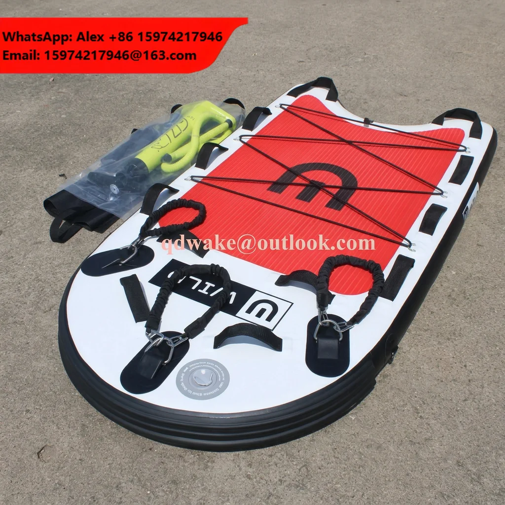 Wake Customizable Inflatable Rescue Board, Floating Water Safety Board For Recreational Scenarios And Emergency Rescue