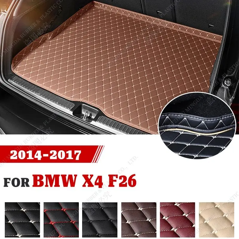 

Car Trunk Mat For BMW X4 F26 2014 2015 2016 2017 Cargo Liner Carpet Interior Accessories Cover