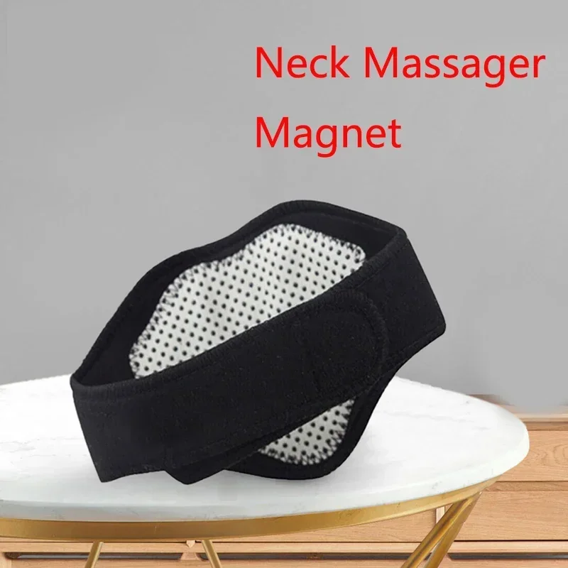 1pcs New Tourmaline Magnetic Therapy Neck Massager Cervical Vertebra Protection Spontaneous Heating Belt Body Massagerr