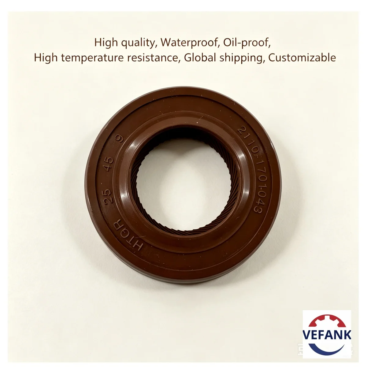 HTGR 25*45*9 NBR oil seal OEM:2110-1701043;BH4727E/MH034172, high quality, suitable for machine LAD 110 112 111 shaft seal.