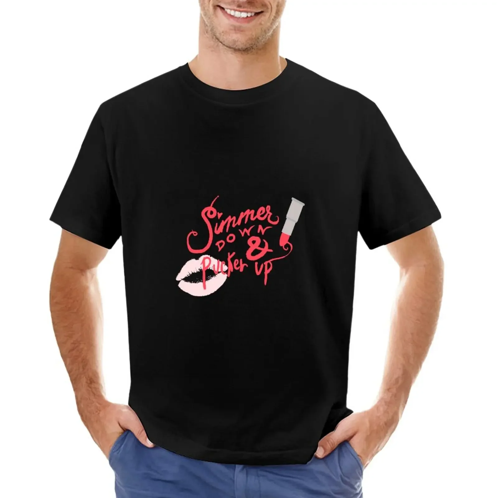 Simmer Down & Pucker Up T-Shirt kawaii clothes sublime vintage clothes vintage t shirts for men graphic