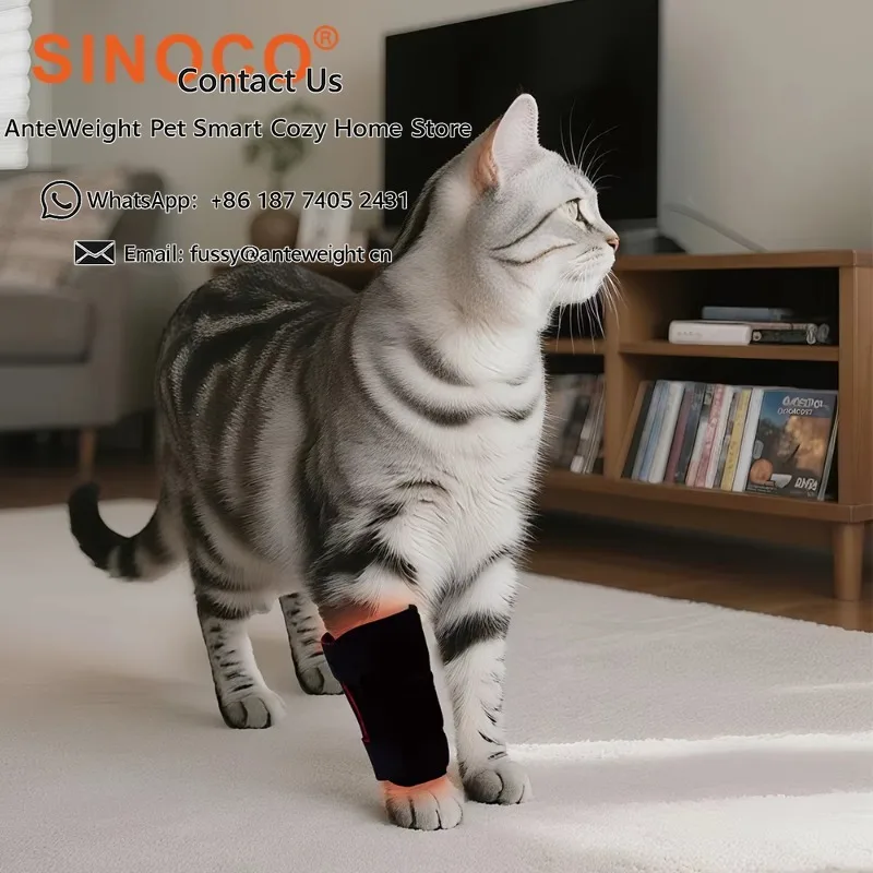 660nm 850nm Pet Supplies Lighting Treatment Wearable Wrap Anti-Inflammatory Pain Relief Device Tissue Repair Properties for Dog