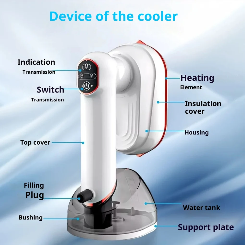 جهاز بخار للملابس من سبائك التيتانيوم 2025 مع شاشة عرض رقمية متعددة الأغراض مناسبة للمنزل والسفر قابس الاتحاد الأوروبي المحمول