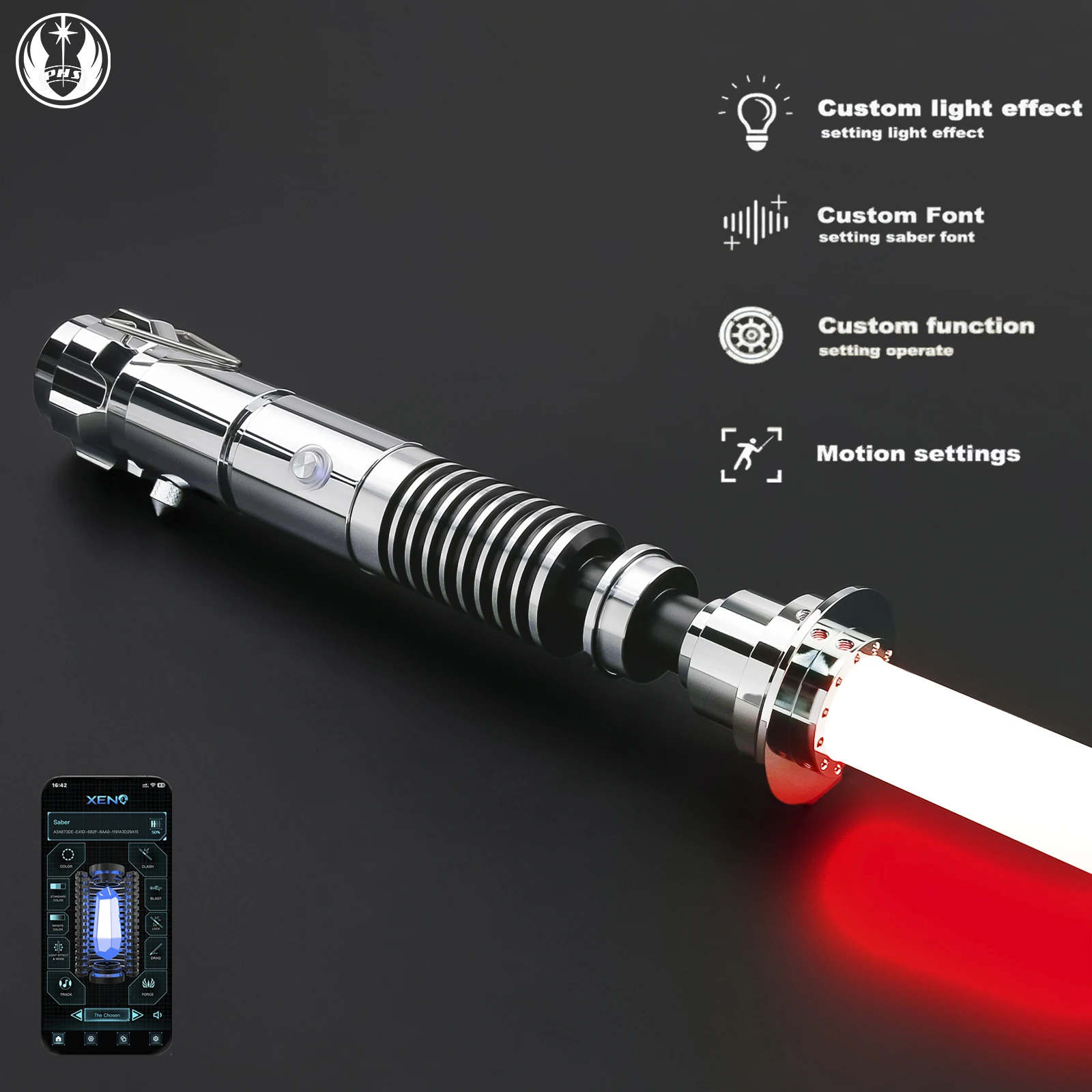 Luke SE Light Saber Metal Jedi Pixel Sword Heavy Dueling APP Control Cosplay Lightsabers Toys