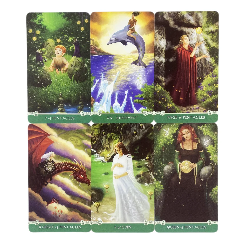 Universal Celtic Tarot Cards A 78 Deck Oracle English Visions Divination Edition Borad Playing Games