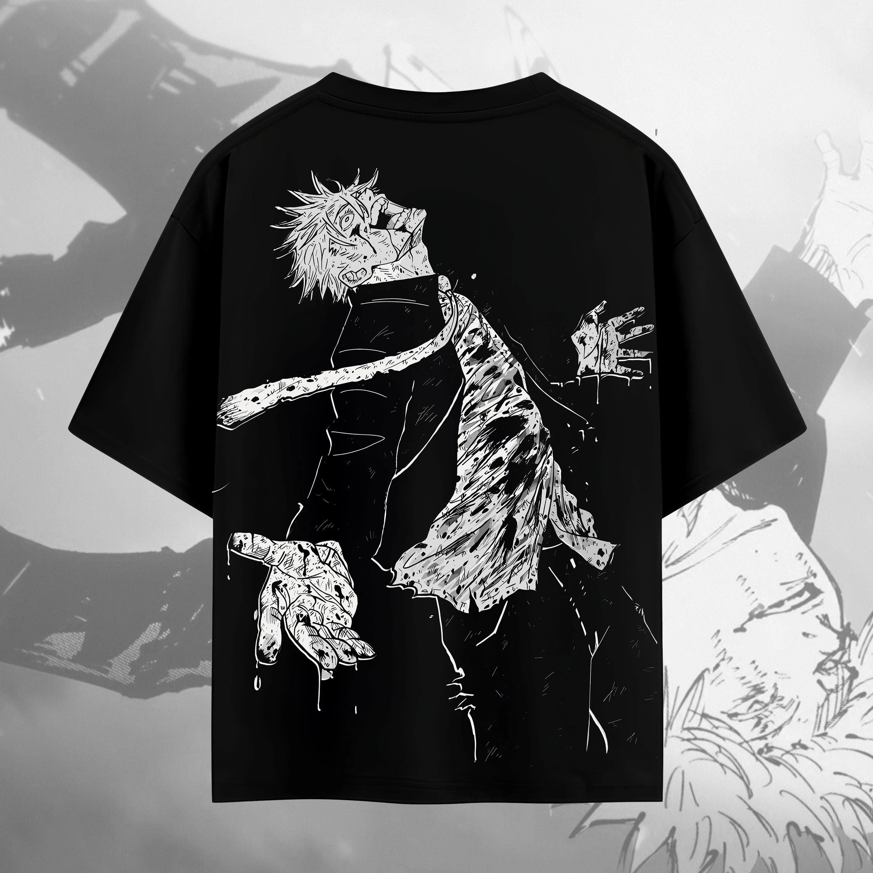 2026 Summer Jujutsu Kaisen Retro Cosplay T-shirt Men's Super Casual Cotton Printed Short-sleeved Unisex Children's Sports Shirt