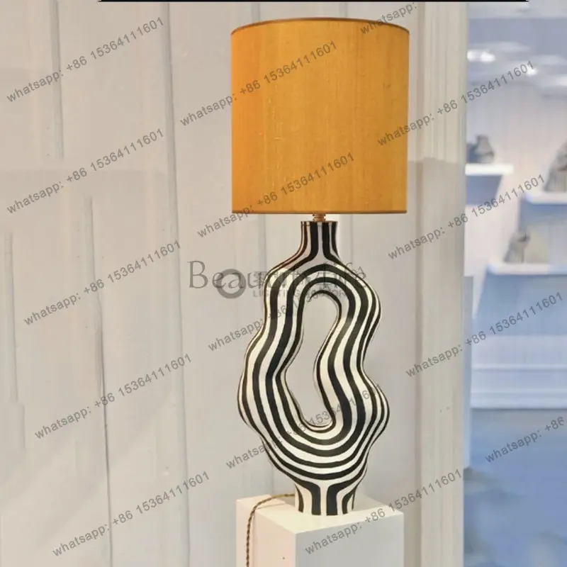 Modern light luxury designer abstract geometry creative hotel living room villa bedroom custom ornament