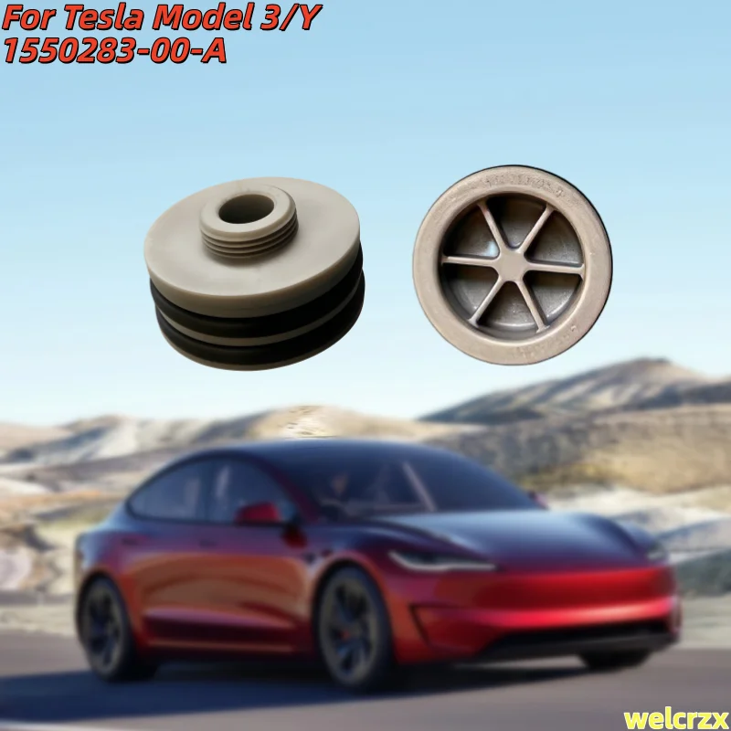 For Tesla Model 3/Y Heat Pump Stuffy Cover Air Conditioner Desiccant Plug 1550283-00-A Car Replacement Parts 155028300A