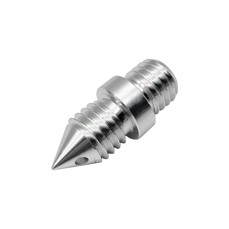 5 قطعة هوك بوب السباكة ل لايكا 102 بريزم مسح القطب محول 5/8x11 موضوع صغير بريزم Adopter نقطة مسح الألومنيوم الفضة