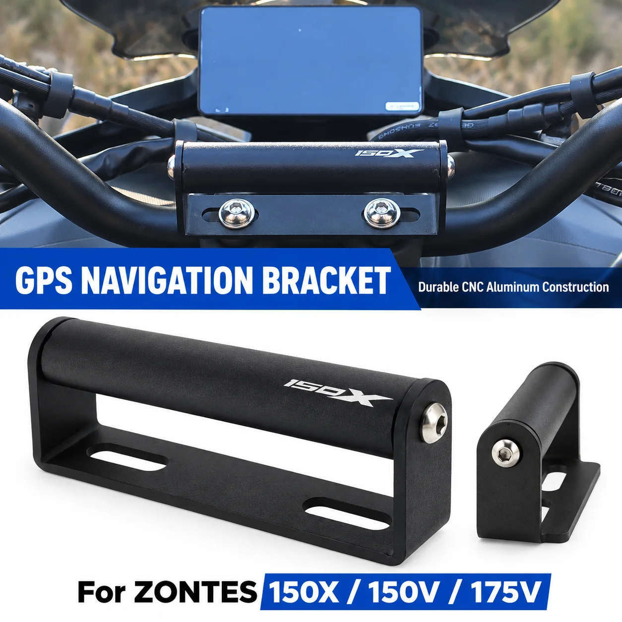 For ZONTES 150X 150V 175V Motorcycle Navigation Bracket GPS Mount Device Carrier SMART PHONE Adapt Holder