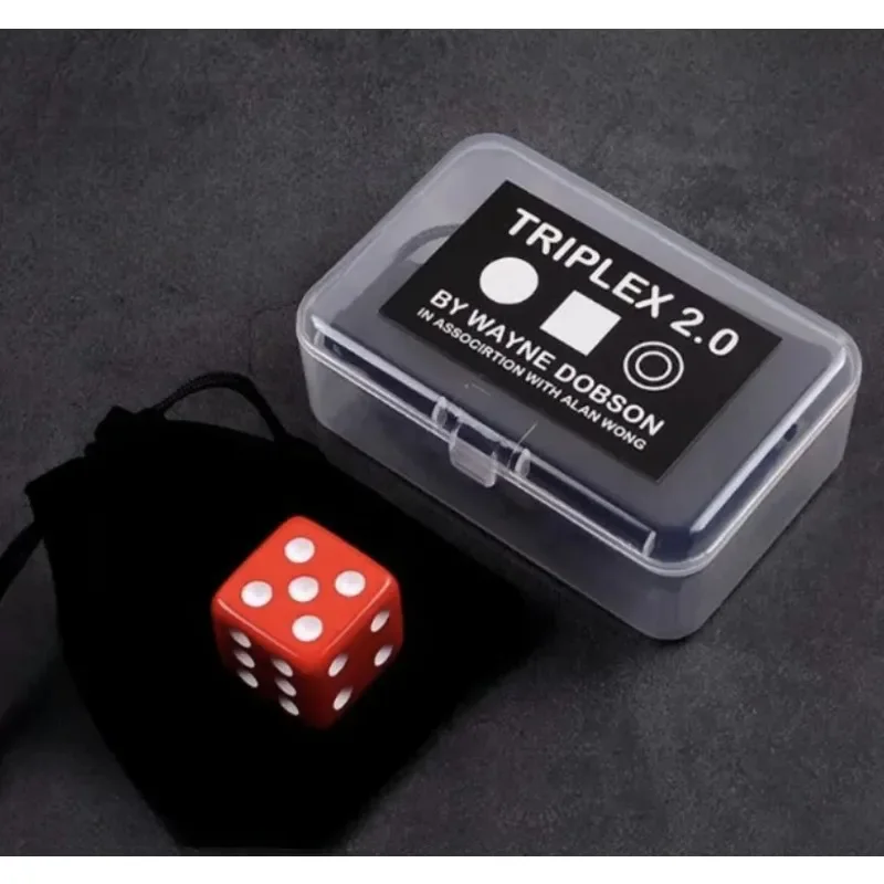 Triplex V2 by Wayne Dobson and Alan Wong Three Object Test Mentalism Magic Trick Free Choice Prediction Casino Close Up Magic