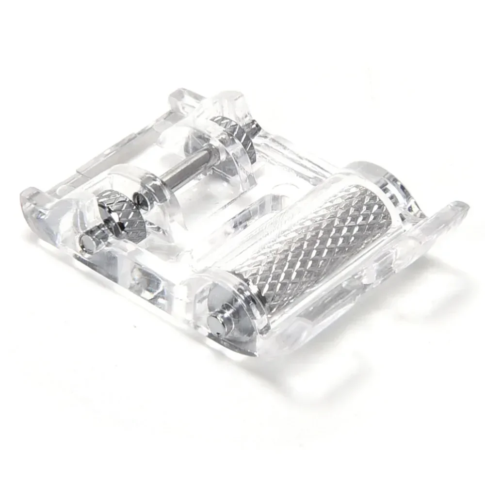 Sewing Machine Roller foot snap on feet will fit Leather Presser foot for Brother Singer Janome Babylock DIY Sewing Accessories