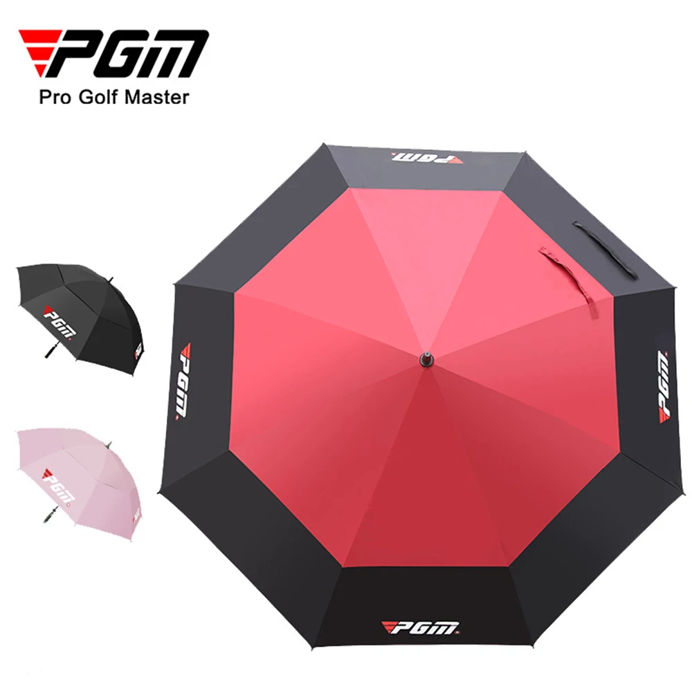 PGM Golf Umbrella Professional Men\'s Women\'s Golf Umbrella Automatic Manual Double Decker Umbrella Golf UV Protection Umbrella