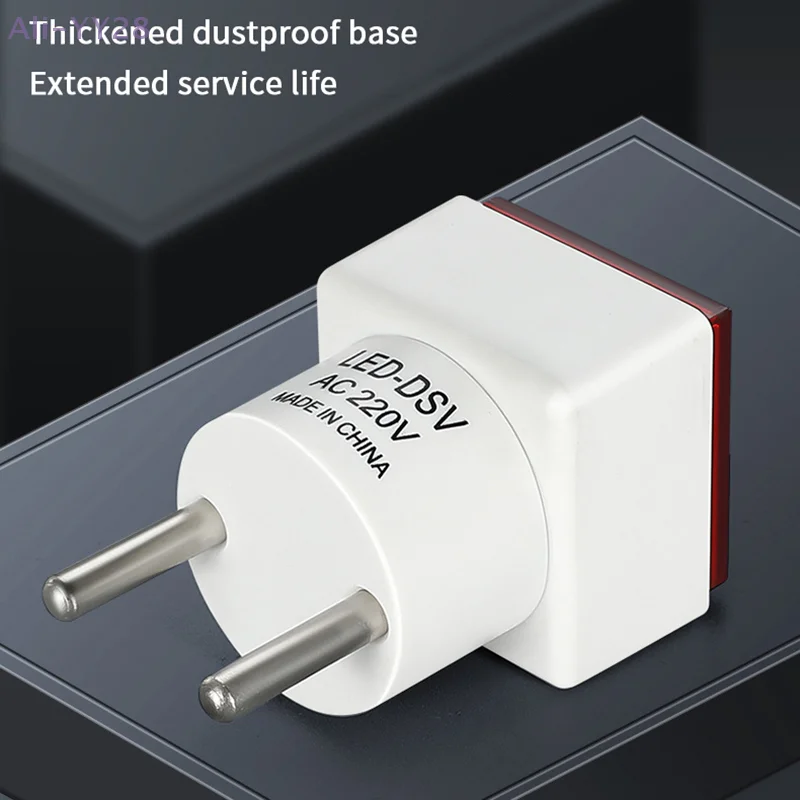 {MX} AC 220V/230V Digital Voltages Indicates Home Circuit Tester EU Plug Universal Home AC Voltage Meter