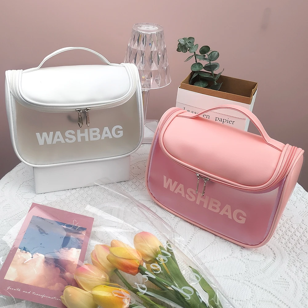 Women Makeup Bags Travel Cosmetic Bag Toiletries Organizer Waterproof High Quality Storage Neceser Hanging Bathroom Wash Bag