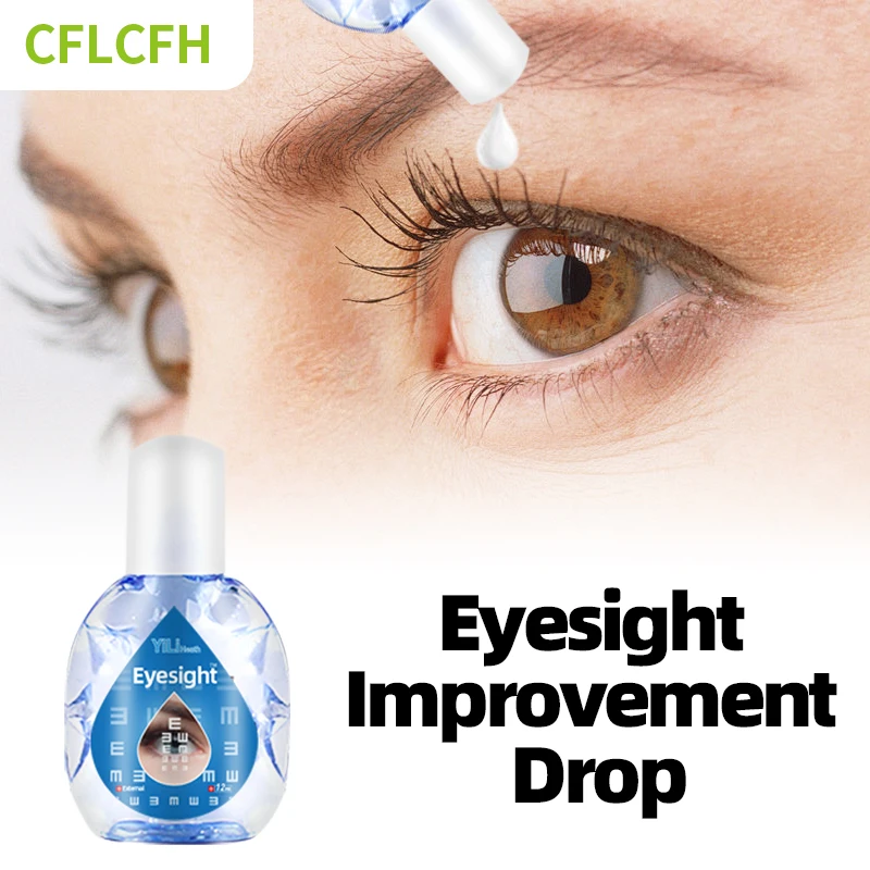 

Eyesight Improvement Eye Drops Relief Visual Fatigue Excessive Eye Use Improve Blurred Vision Dry Eyes Myopia Reversal Drop 12Ml