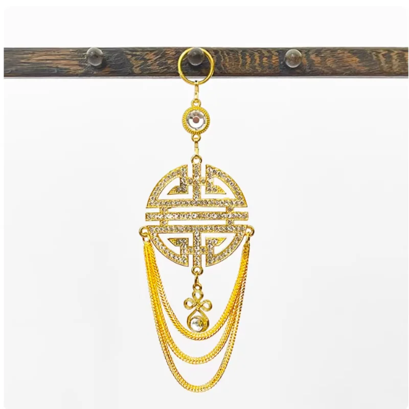 

Монгольские старинные нагрудные украшения для выступлений: кулоны-броши для халатов